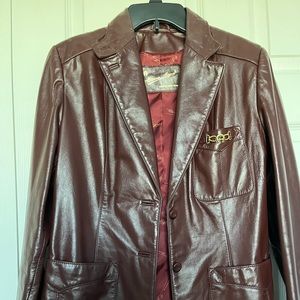 Ladies Vintage Etienne Aigner Leather Jacket